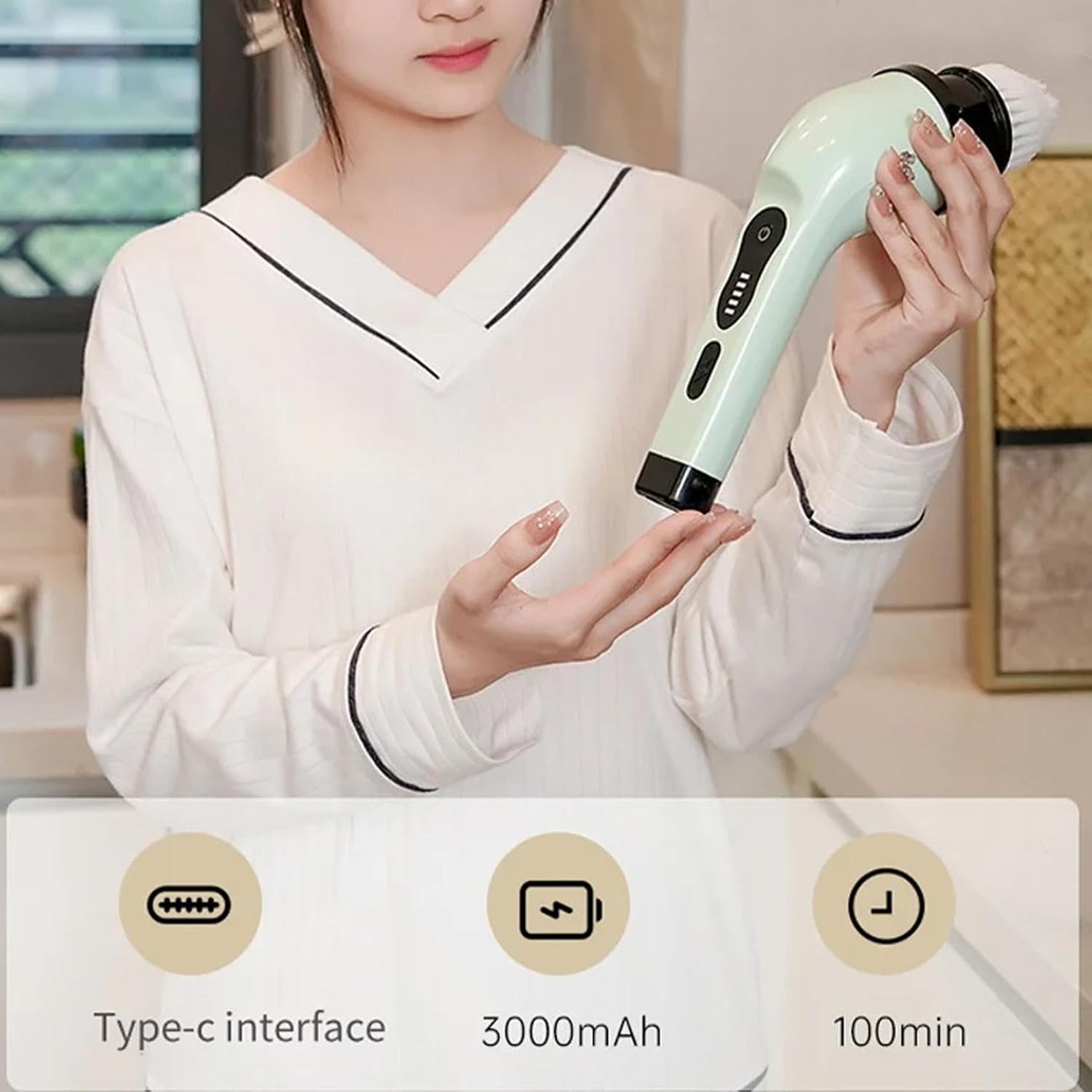 Cordless Rotating Cleaning Brush