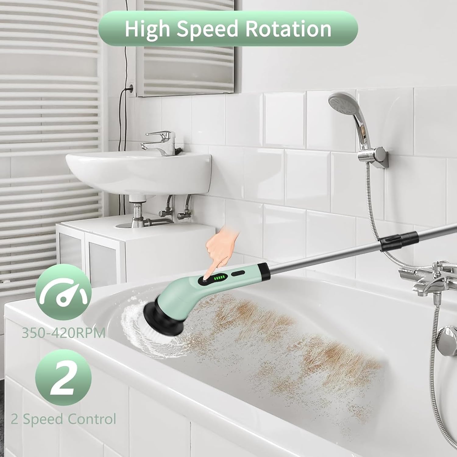 Cordless Rotating Cleaning Brush
